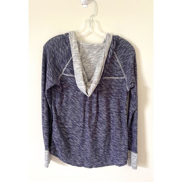 Roxy Hooded Pull Over Sweatshirt Hoodie Cover Up Purple Size Small - Picture 2 of 8